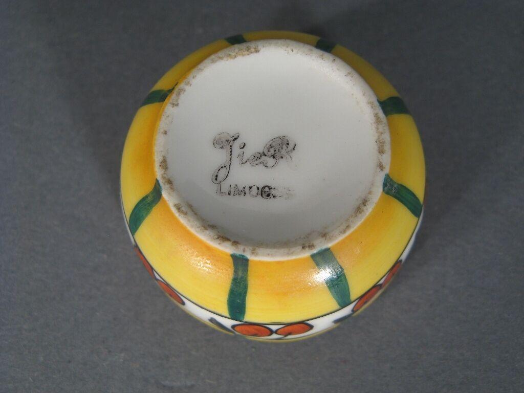 Art Deco Limoges Porzellan Salz Shakers Paar -1Y64 (Französisch)