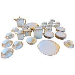 Antique Art Deco Limoges Tea Coffee Dessert Set Service for 16