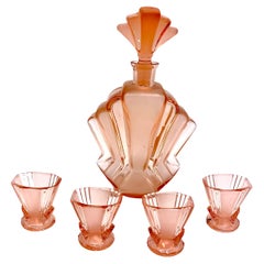 Art Deco Liqueur Set, 1930s