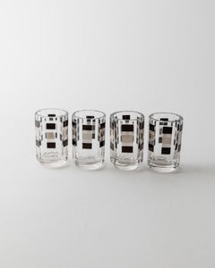 Art Deco Liqueur Set by Karl Palda – Crystal & Silver, 1930s, Decanter & Glasses