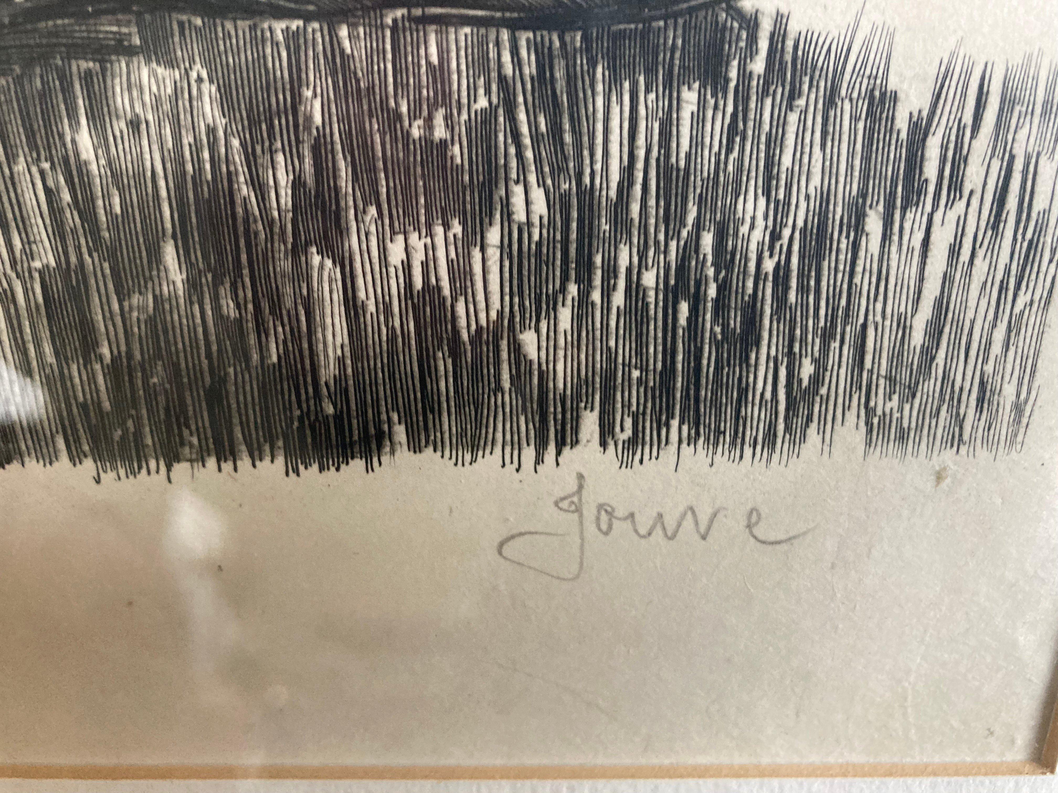 Art Déco lithograph 