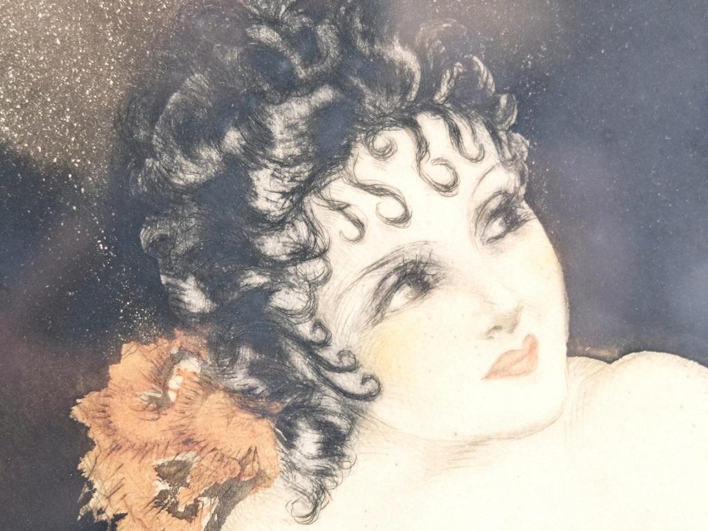 Art Deco lithograph by “Louis Icart” im Zustand „Gut“ im Angebot in Wiesbaden, DE