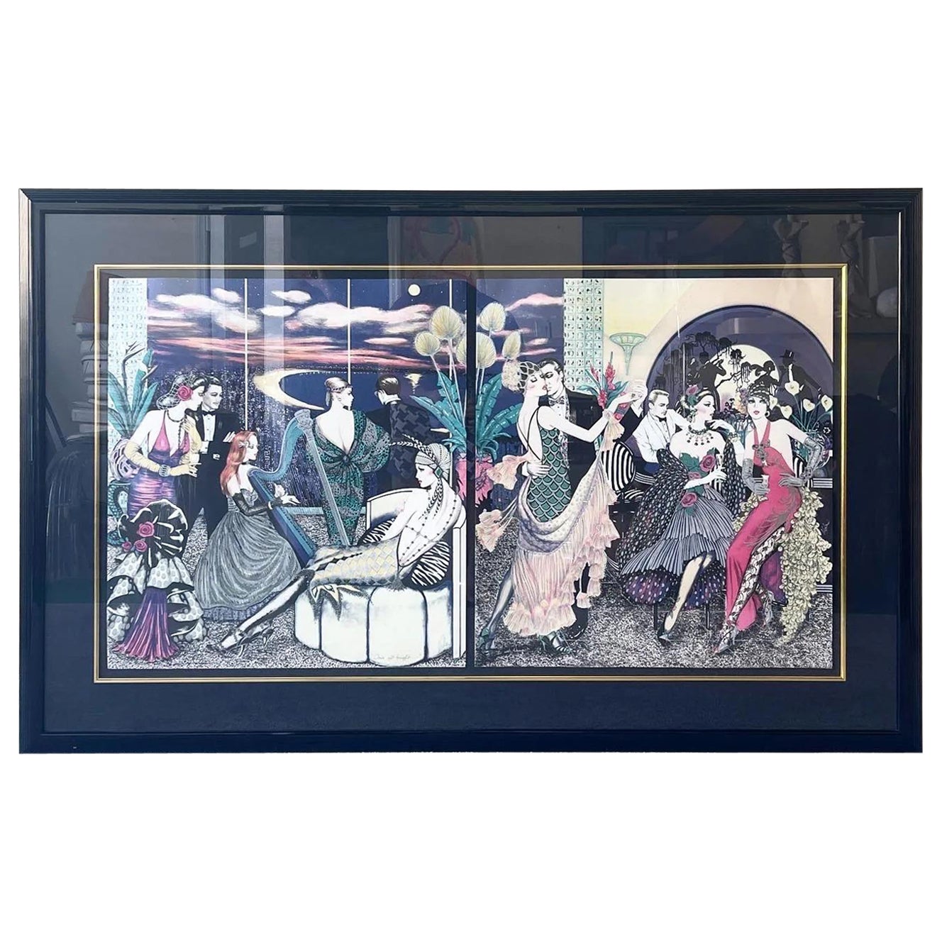 Art-Deco-Lithografien Who Needs Tomorrow? und We've Got Tonight von Mary Vickers
