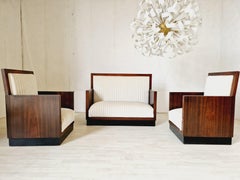 Ensemble de salon Art déco Canapé et chaises Cube