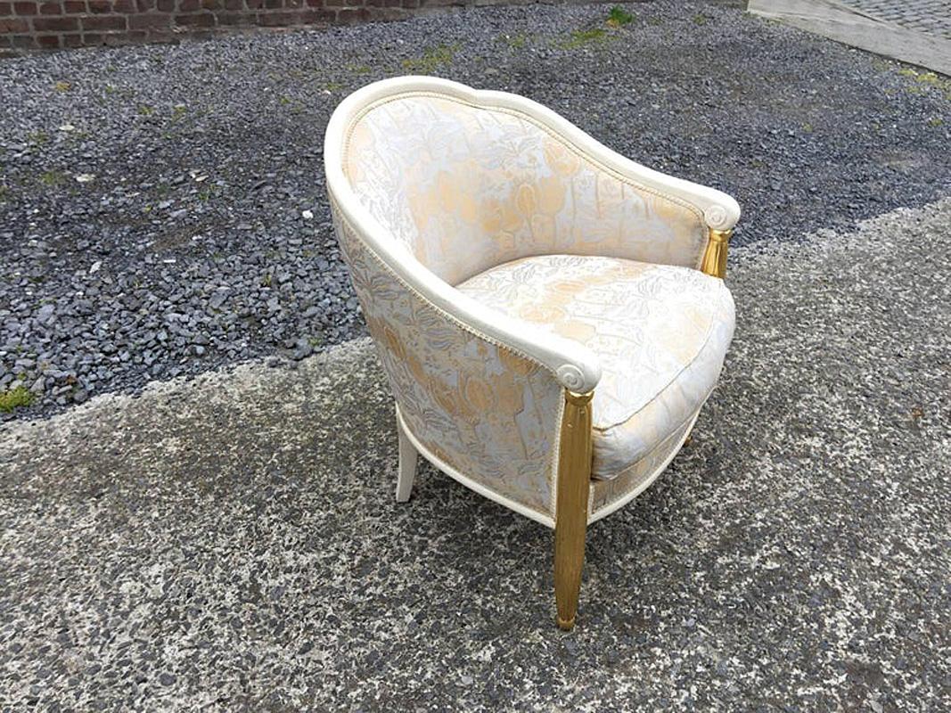 Suite de salon Art déco, vers 1930 Deux fauteuils et une banquette à deux places. en vente 2