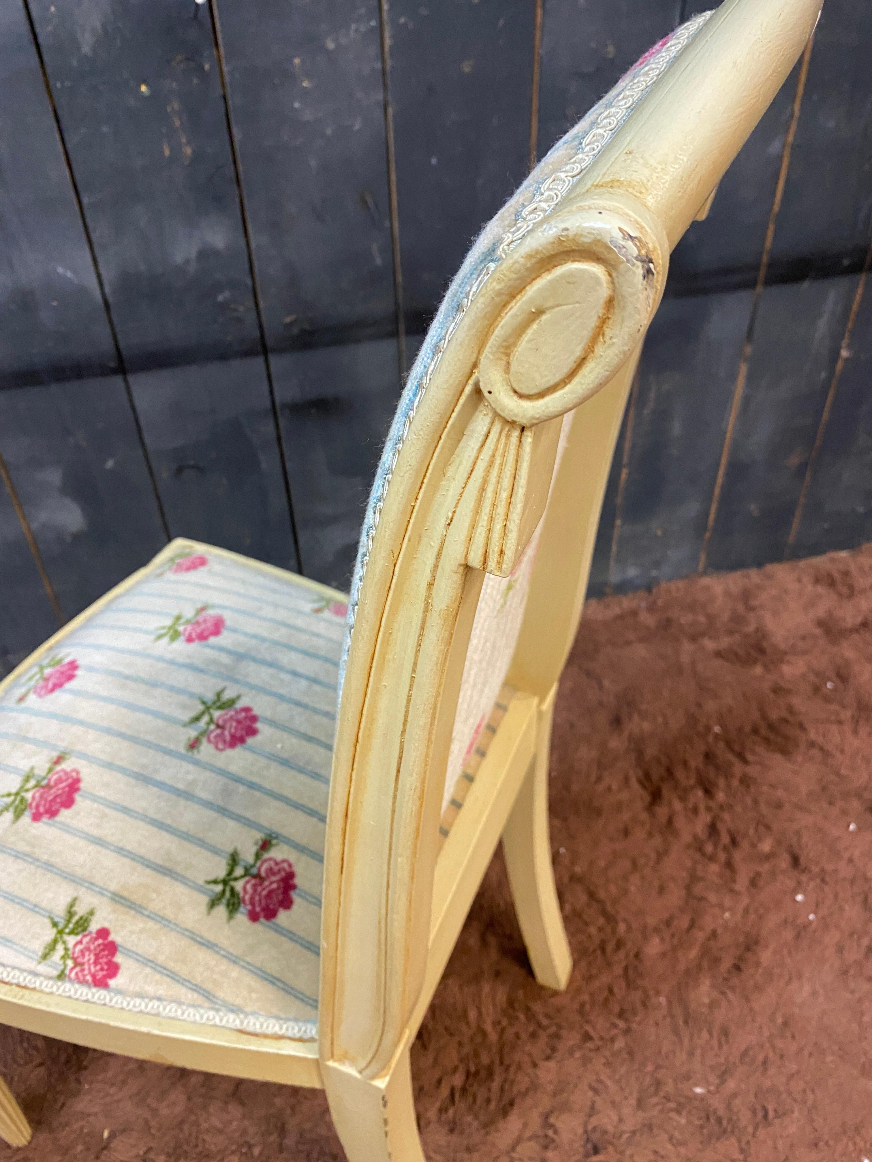 suite de salon Art déco, vers 1920/1930 Deux fauteuils, deux chaises et un canapé en vente 3