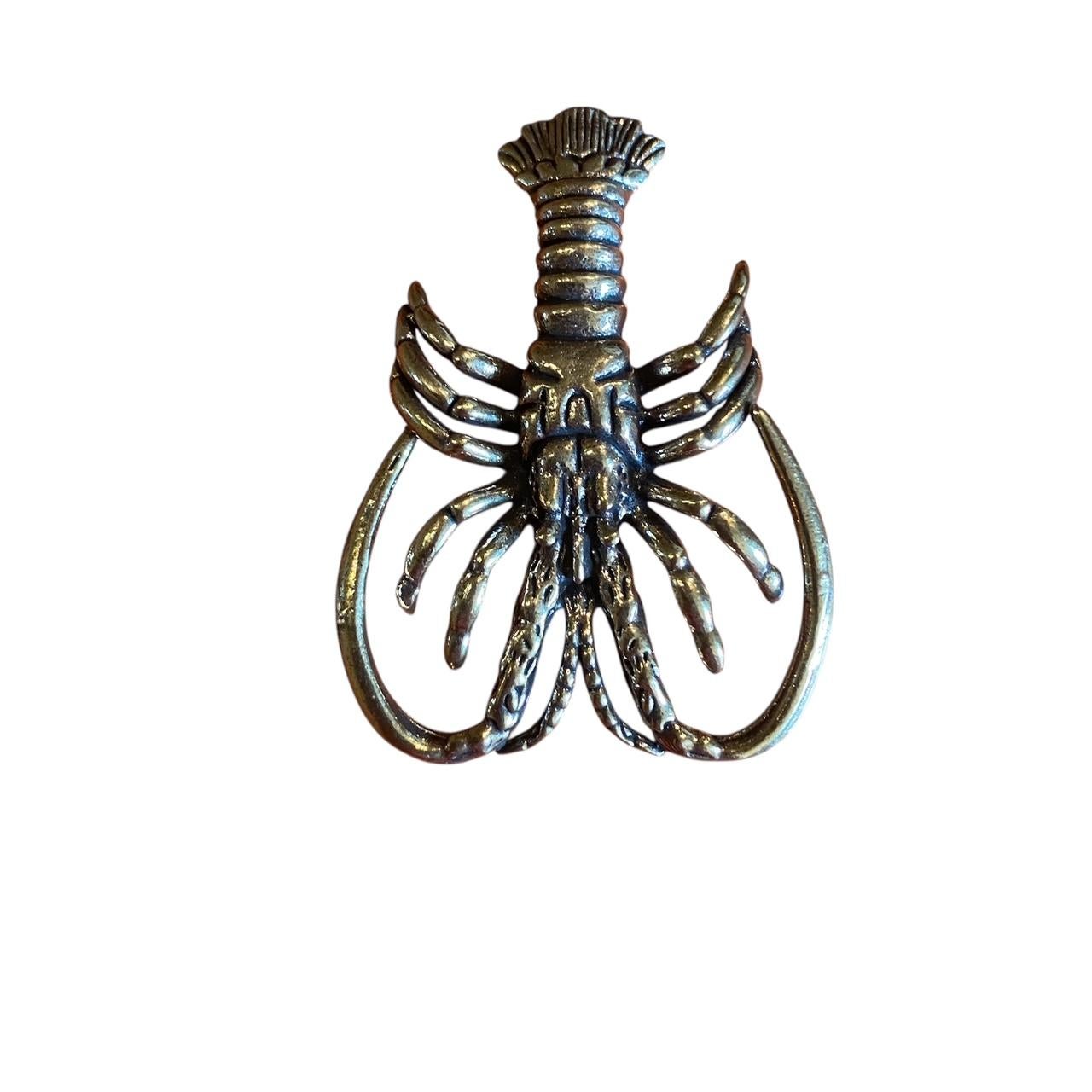 Art Deco lobster Knife Rests, 1950, Set of 12 en Excelente estado para la venta en ASNIÈRES-SUR-SEINE, FR