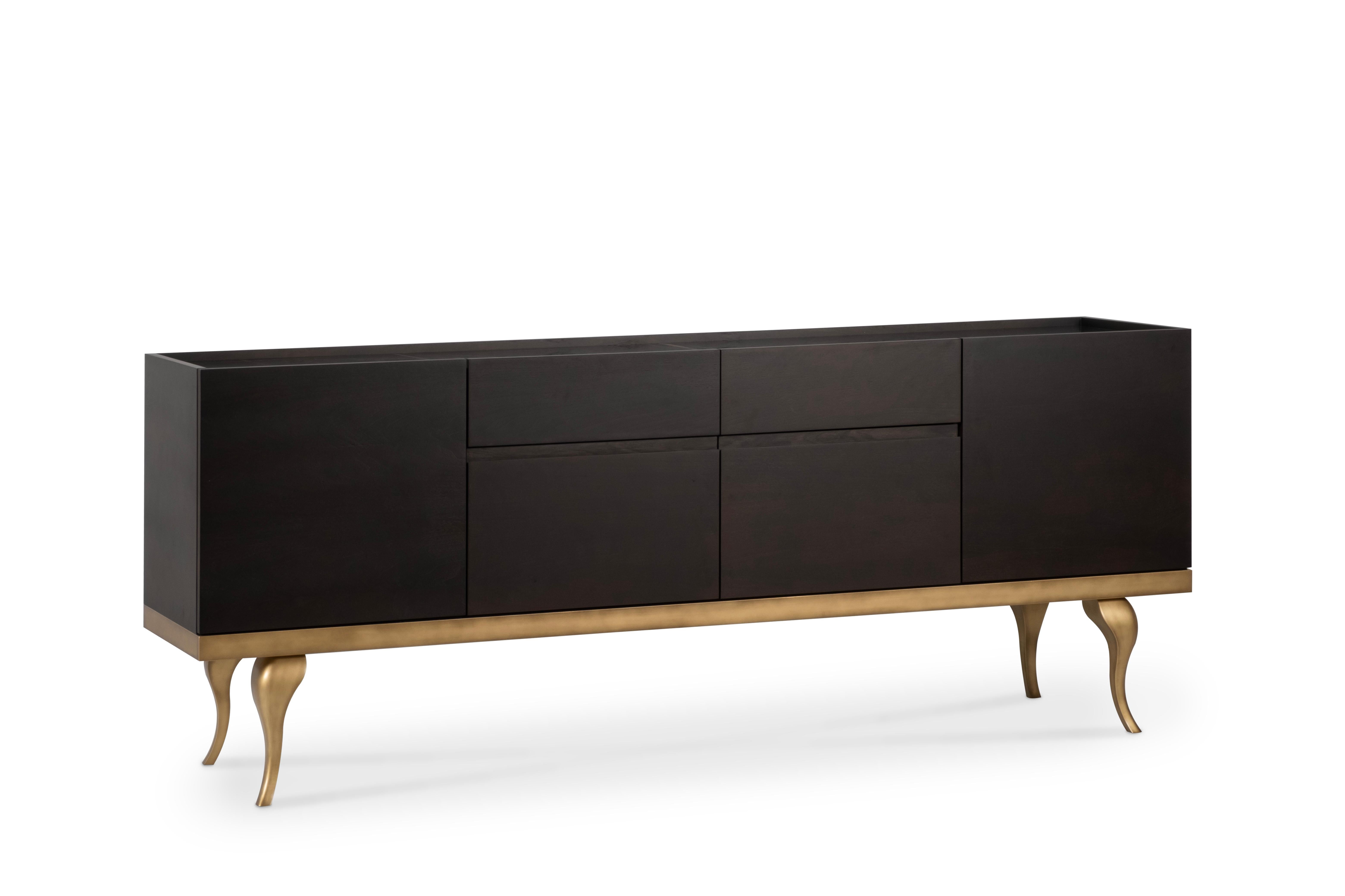 Londres Sideboard, Modern Collection, Handcrafted in Portugal - Europe by GF Modern.

Sideboard Londres is a functional and at the same time elegant solution for most environments. It has a modern shape and combines natural materials.

The exquisite