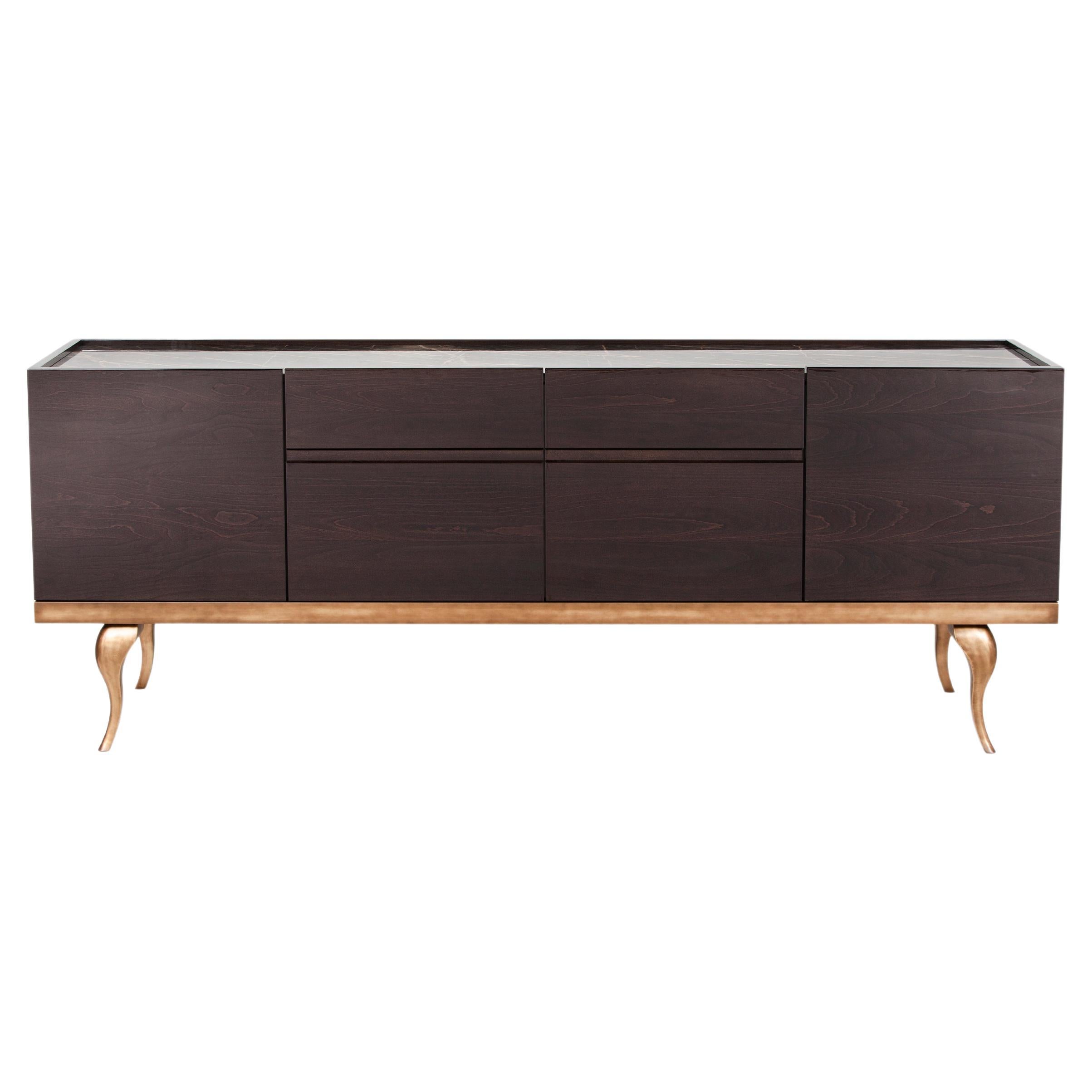Art Deco Londres Sideboard Saint Laurent Marble Handmade Portugal Greenapple