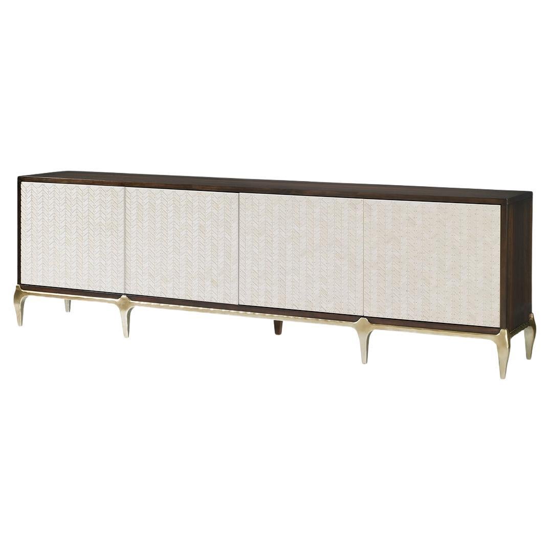 Art Deco Long Cabinet For Sale