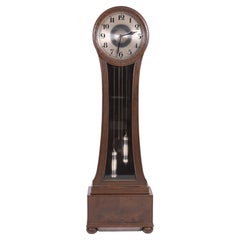 Reloj Art Decó de caja larga, Dinamarca, años 50