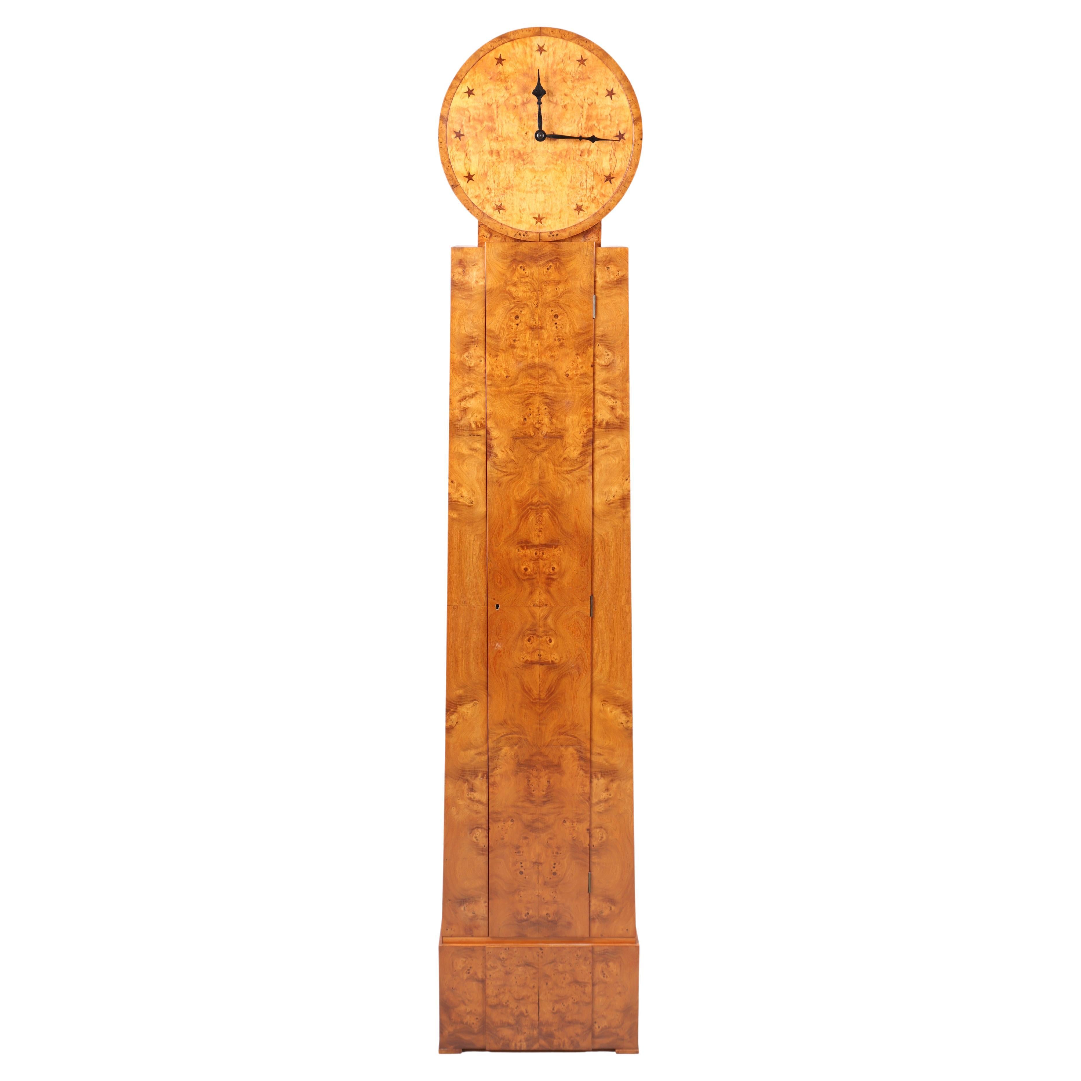 Art Deco Longcase Clock in Elm, Denmark, 1930s