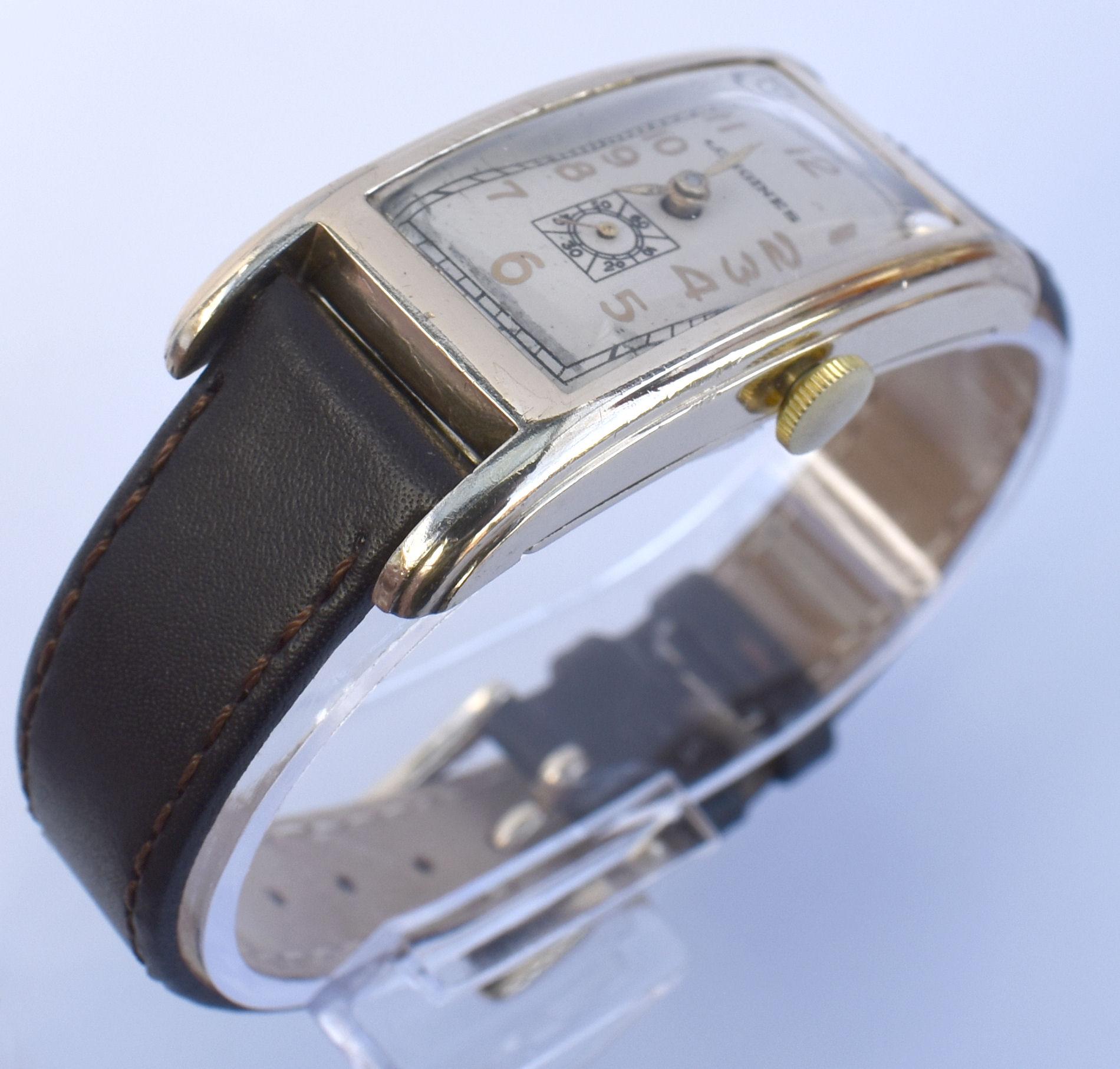 Art Deco Longines Gentleman's 10k Gold Filled Watch, circa 1936, Fully Serviced 4