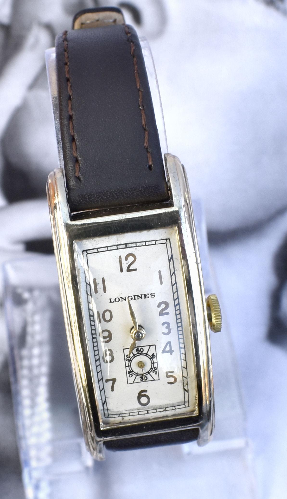 Art Deco Longines Gentleman's 10k Gold Filled Watch, circa 1936, Fully Serviced 1