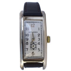 Montre Longines Art Déco remplie d'or 10k:: circa 1936:: entièrement révisée