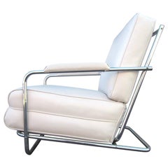 Art Deco Lounge Chair von Gilbert Rohde für Troy Sunshade Company