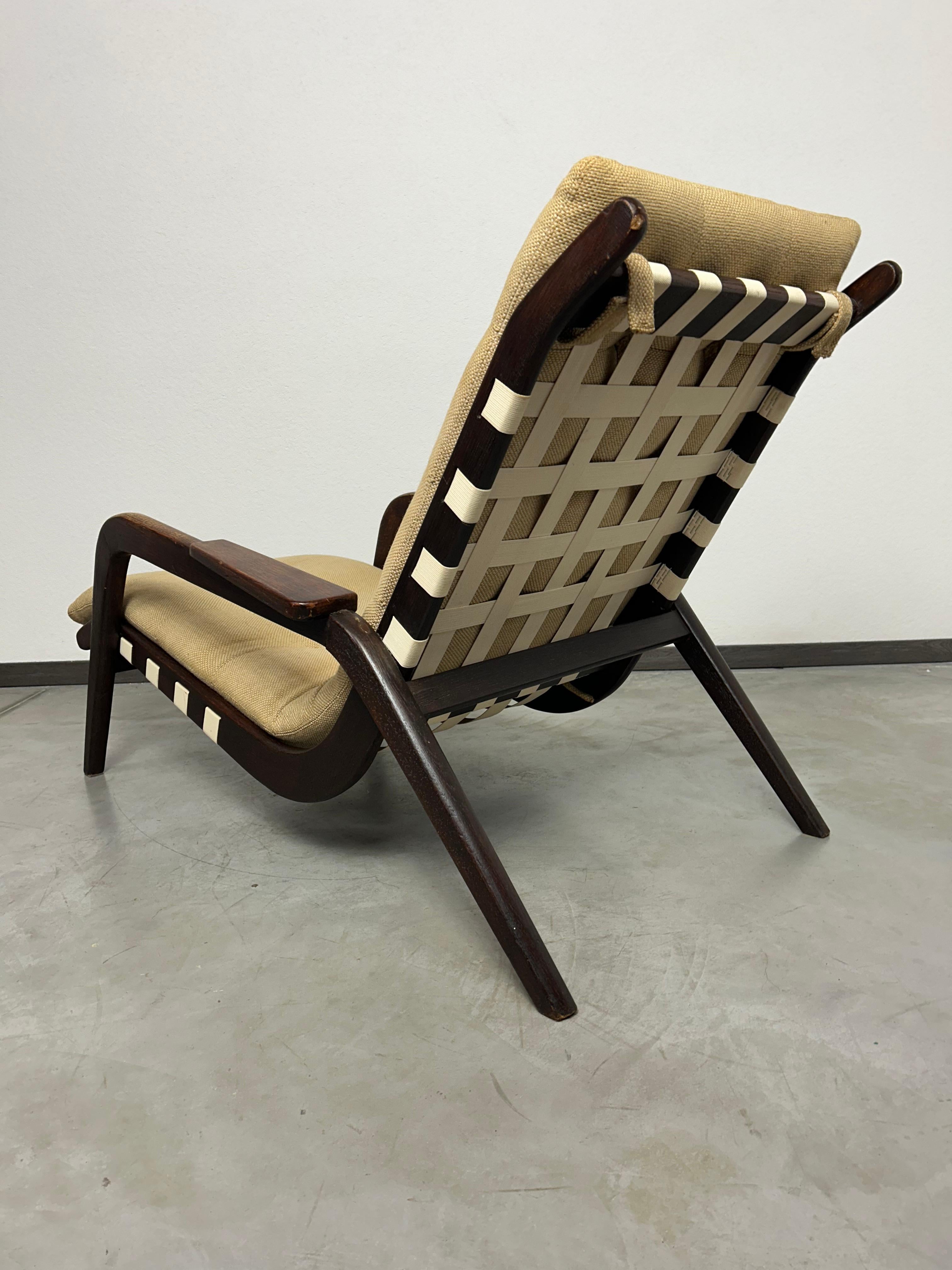 Art deco lounge chair by Jan Vaněk 1