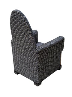 Art Deco Lounge Chair by Paul Bromberg, Oak & Macassar Ebony, 1927