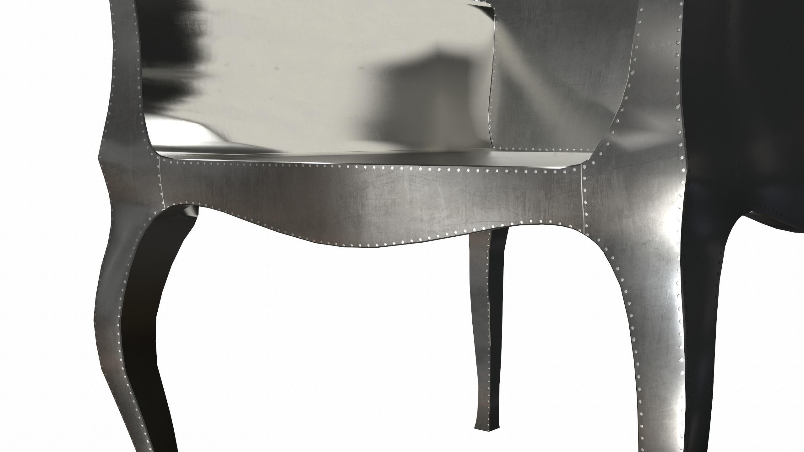Sillón Art Déco de Bronce Blanco Liso de Paul Mathieu para S. Odegard en venta 8