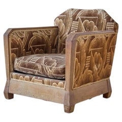 Art Deco Lounge Chair, Italy c1930s