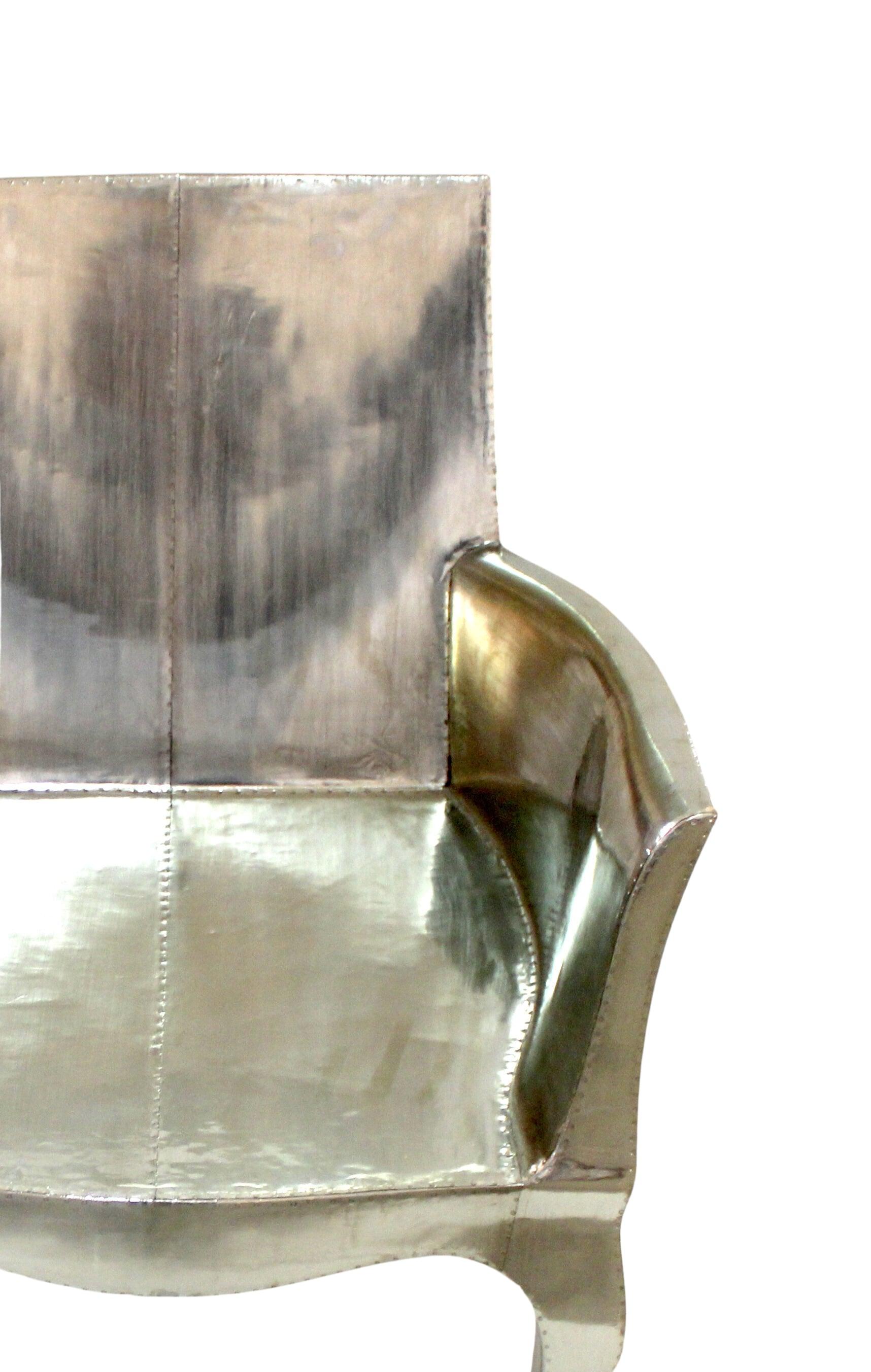 Métal Paire de chaises longues Art déco conçues par Paul Mathieu pour Stephanie Odegard en vente
