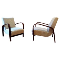 Vintage Art Deco Lounge Chairs by Jindrich Halabala