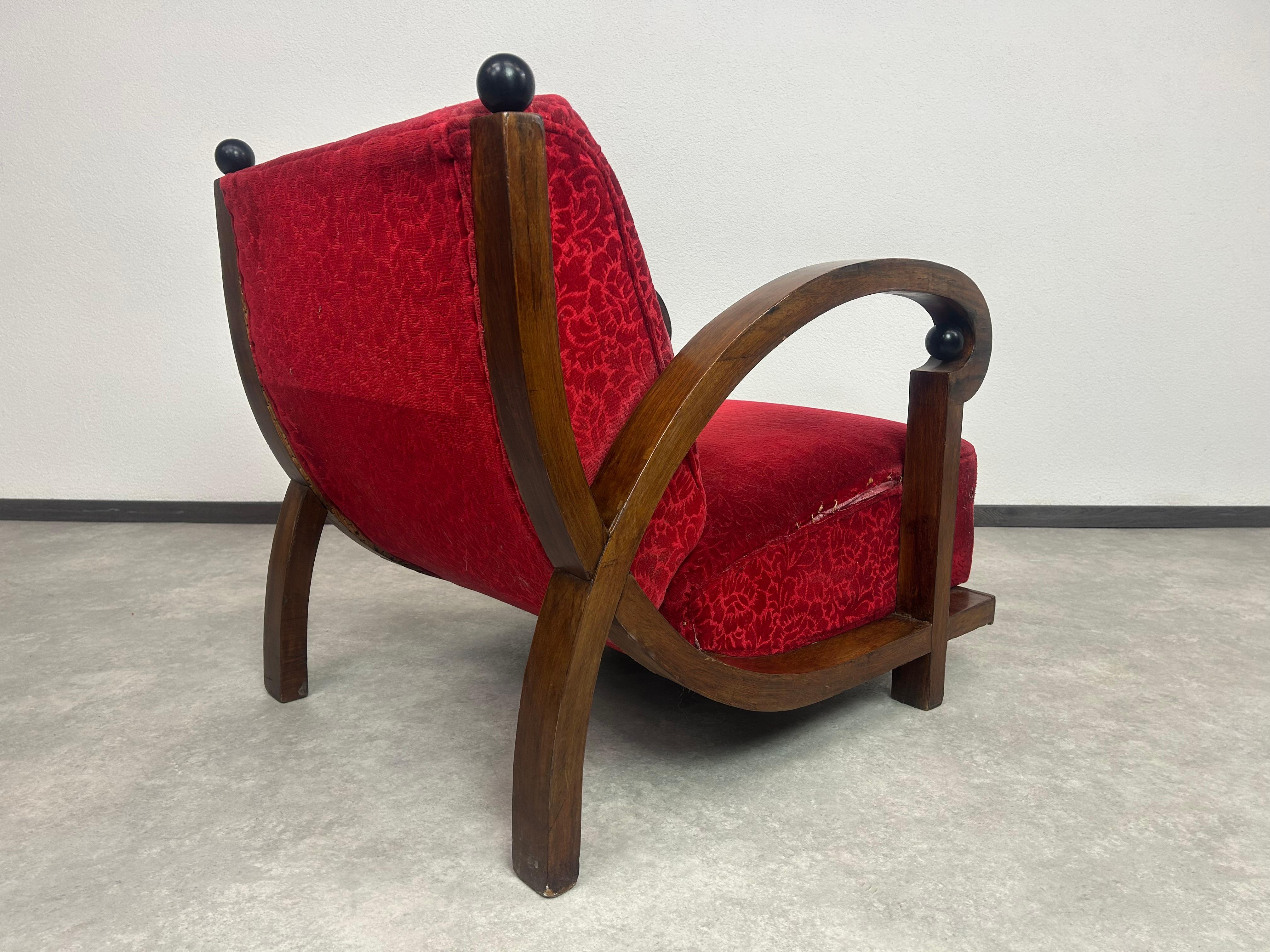 Sedie da salotto in stile Art Déco in vendita 4