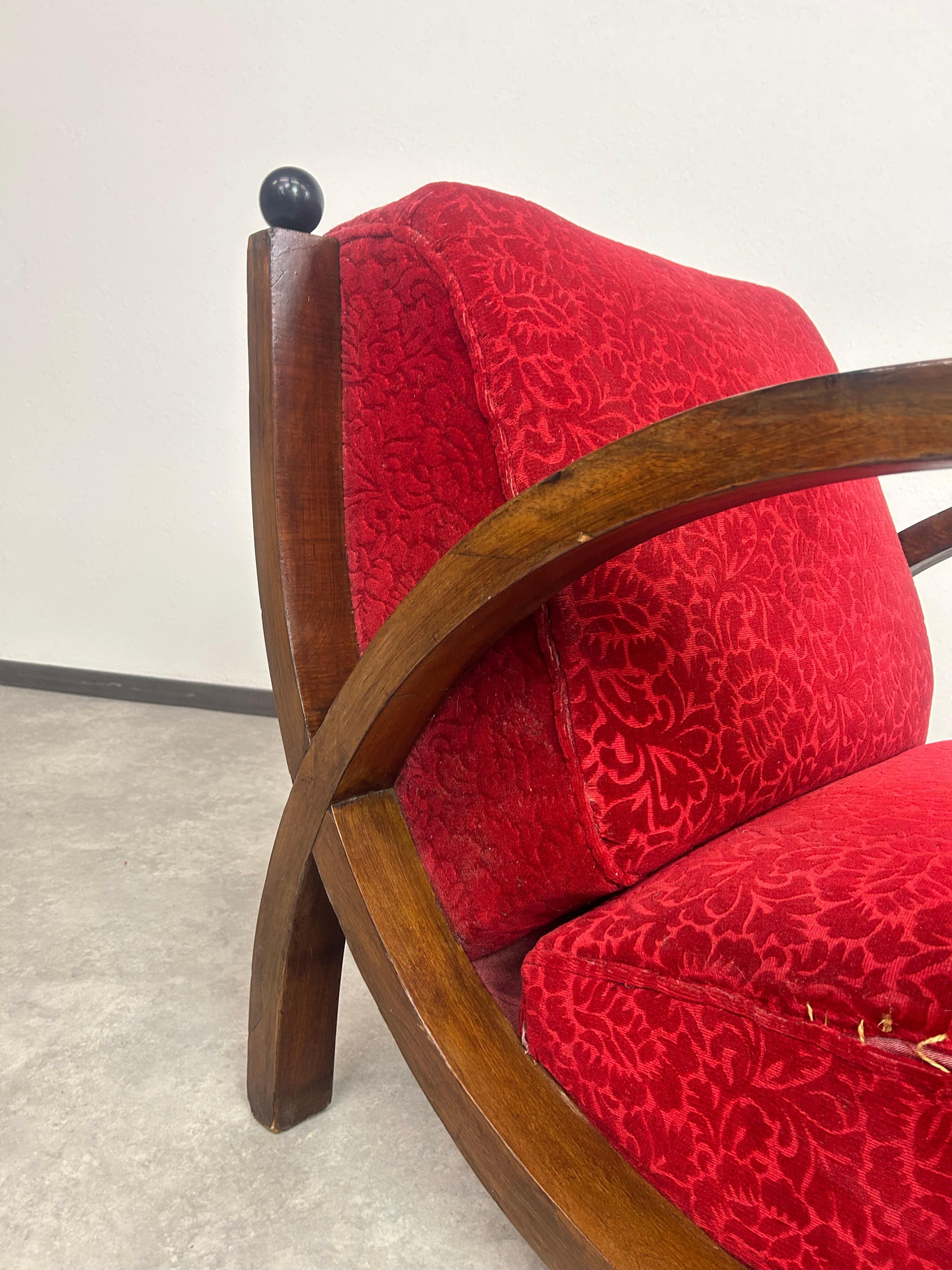 Sedie da salotto in stile Art Déco in vendita 2