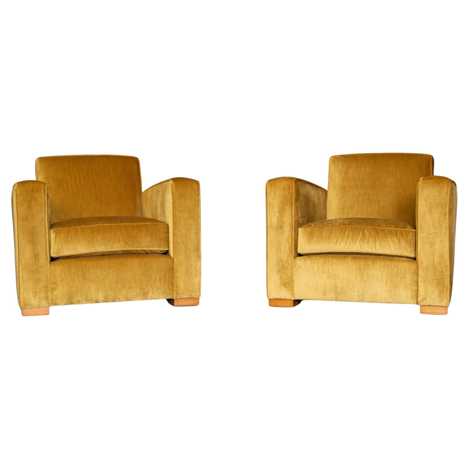 Art Deco Lounge Chairs For Sale