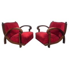 Art deco lounge chairs