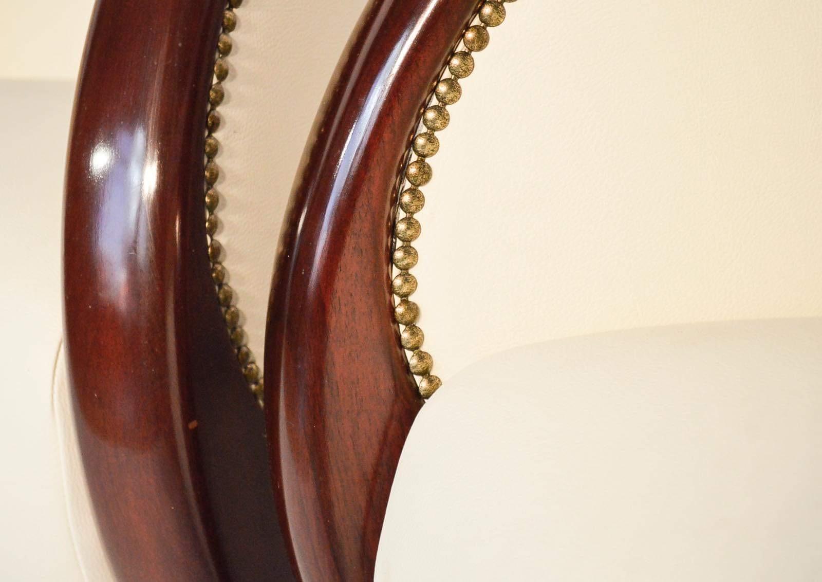 Cuir Fauteuils de salon Art déco, France 1920, lot de 2 en vente