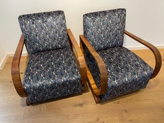 Art Deco Lounge Chairs, France, 1930, Set of 2