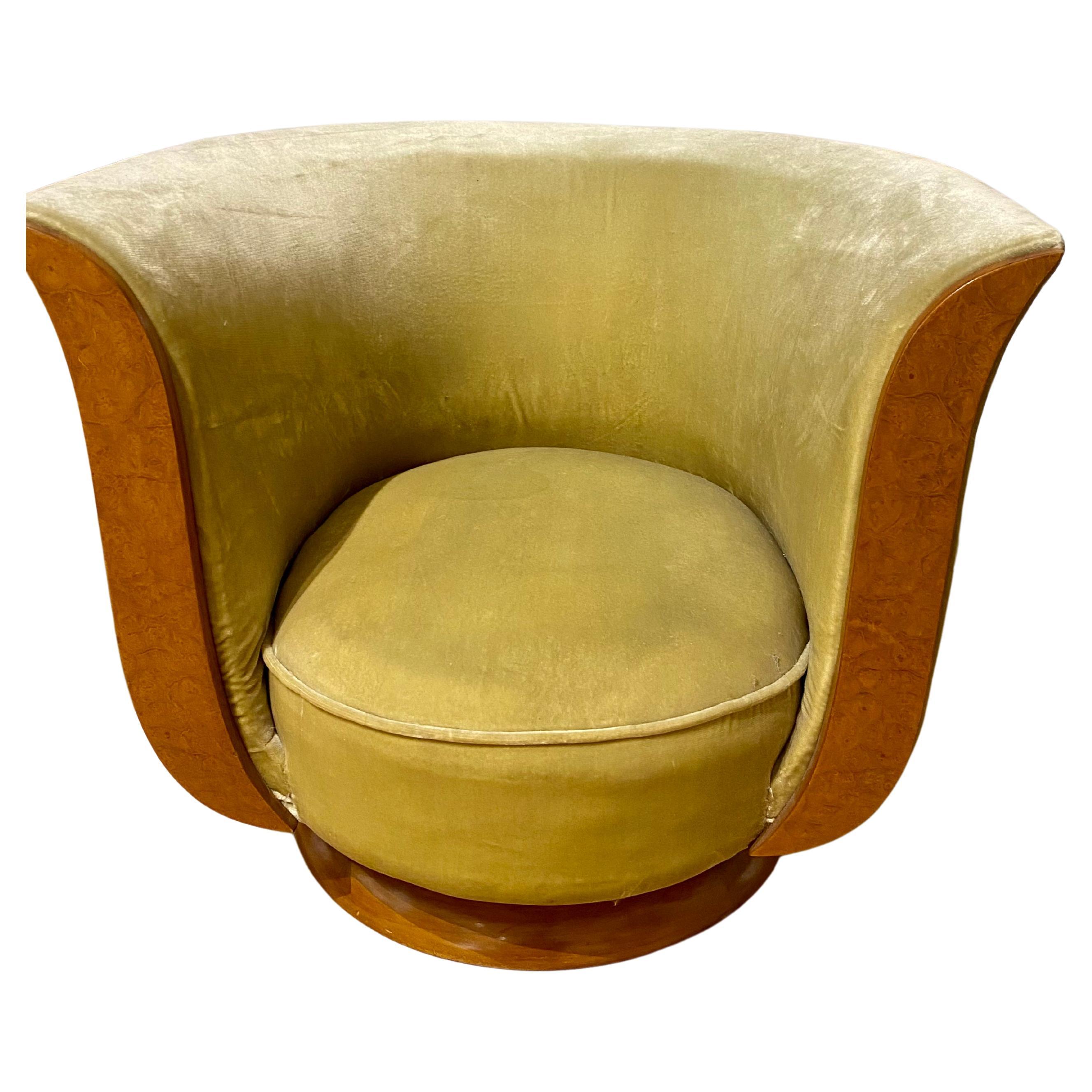 Art Deco Lounge Chairs Tulip Made in France For Sale