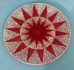 Art Deco  Low French Glazed Ceramic Bowl Saint Clément Style