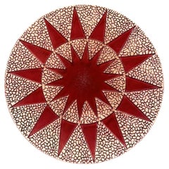 Art Déco  Ciotola bassa francese in ceramica smaltata stile Saint Clément