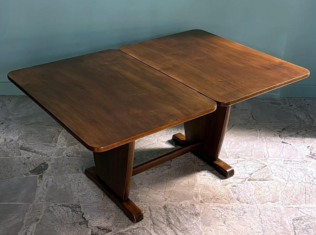 Art Deco  Low, Swivel, And Extendable Italian Sofa Table For Sale 5