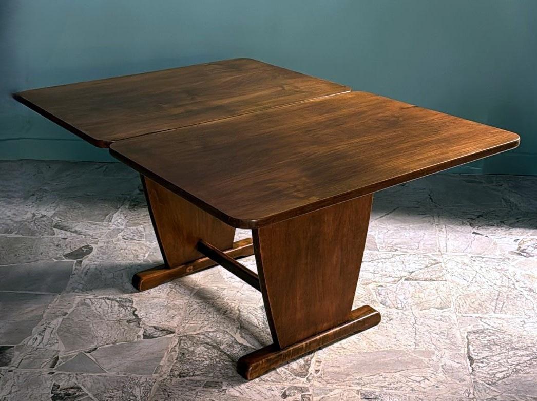 Art Deco  Low, Swivel, And Extendable Italian Sofa Table For Sale 6