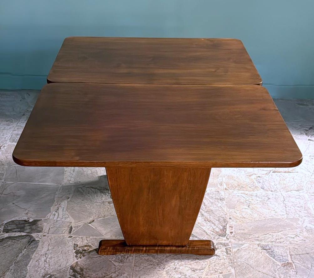 Art Deco  Low, Swivel, And Extendable Italian Sofa Table For Sale 7