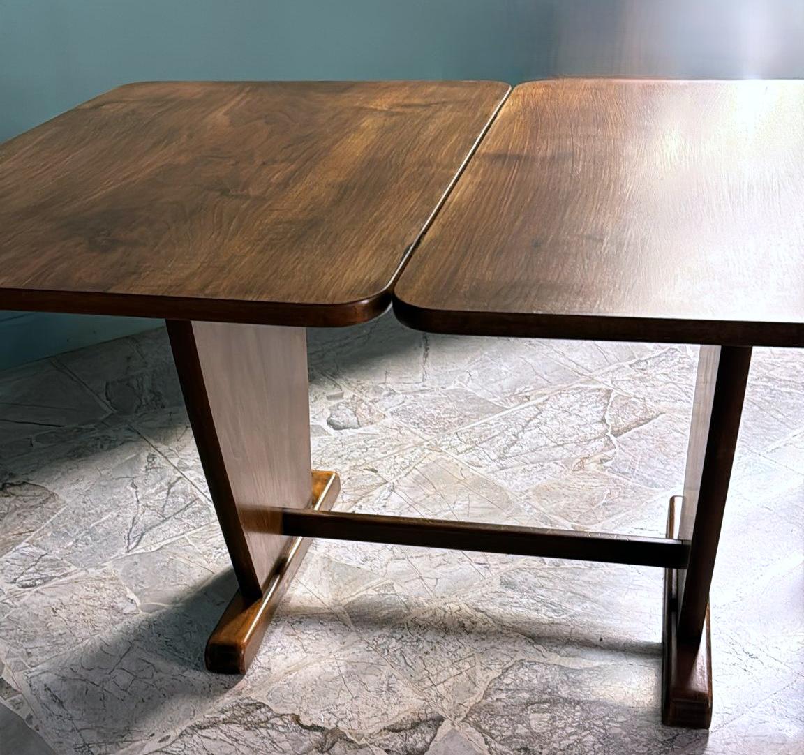 Art Deco  Low, Swivel, And Extendable Italian Sofa Table For Sale 8