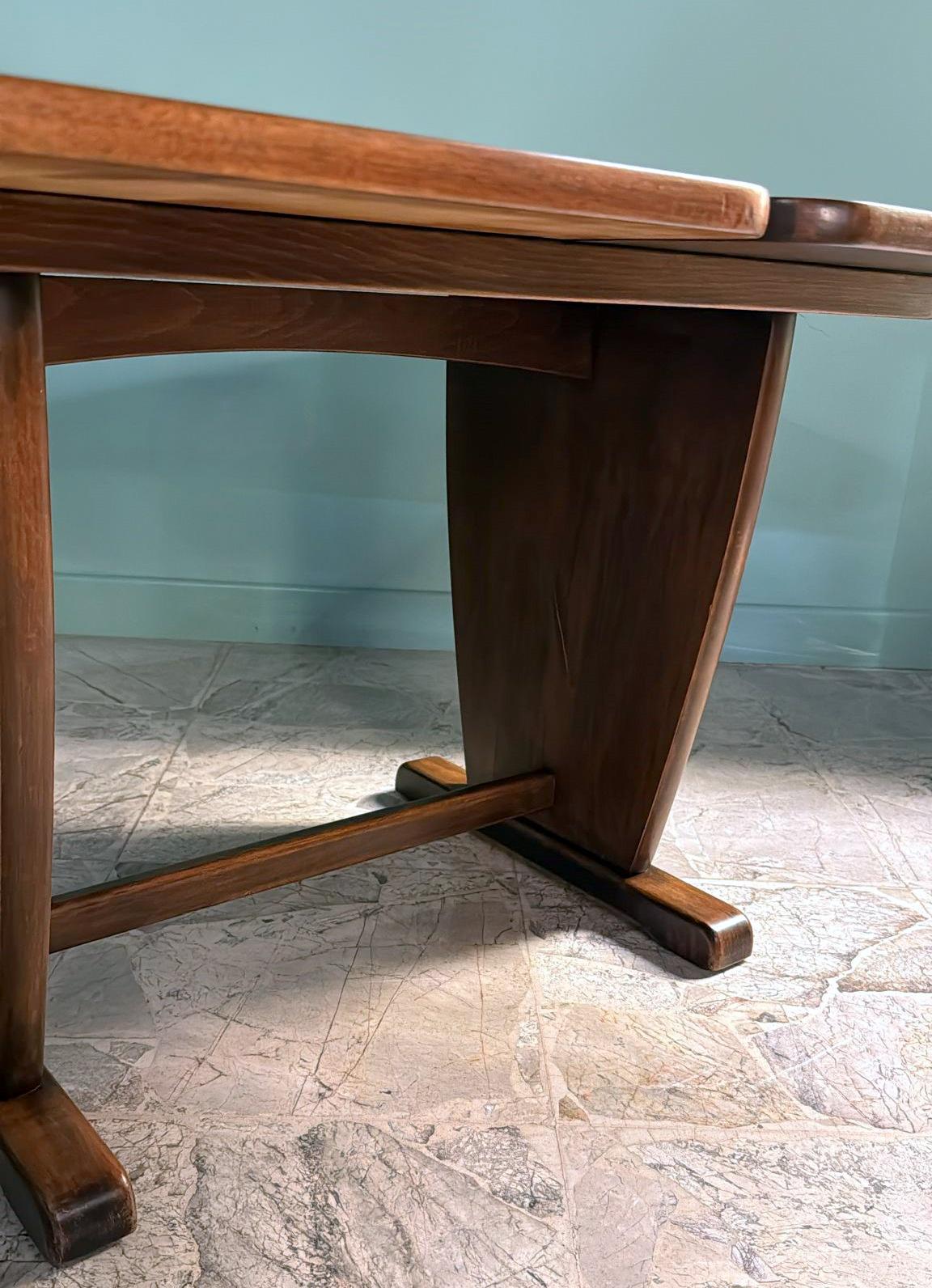 Art Deco  Low, Swivel, And Extendable Italian Sofa Table For Sale 10