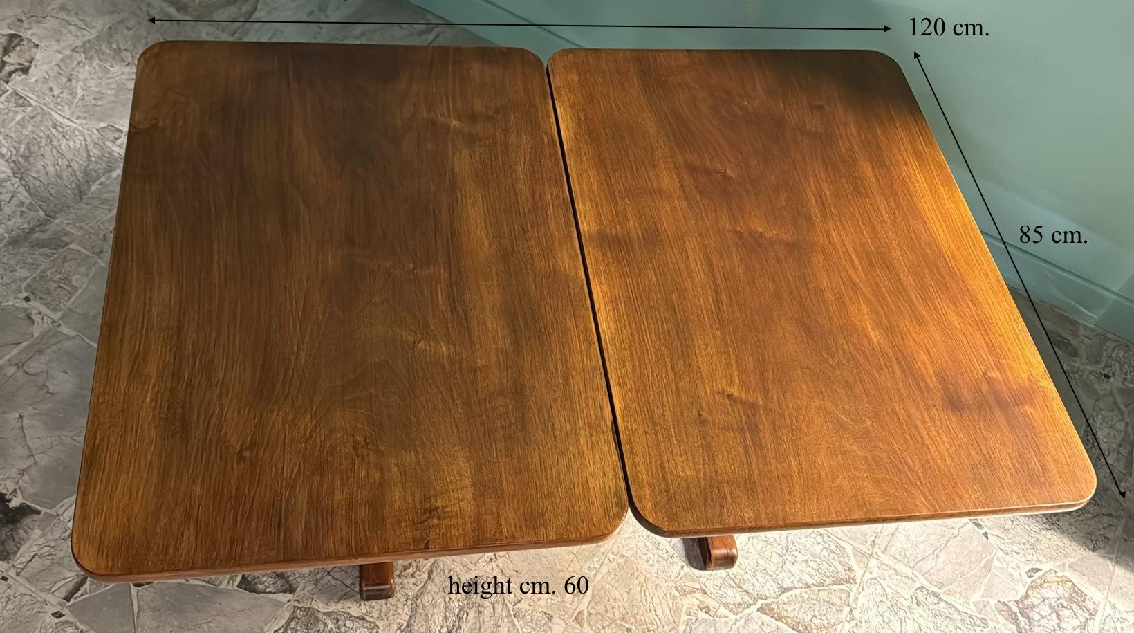 Art Deco  Low, Swivel, And Extendable Italian Sofa Table For Sale 14