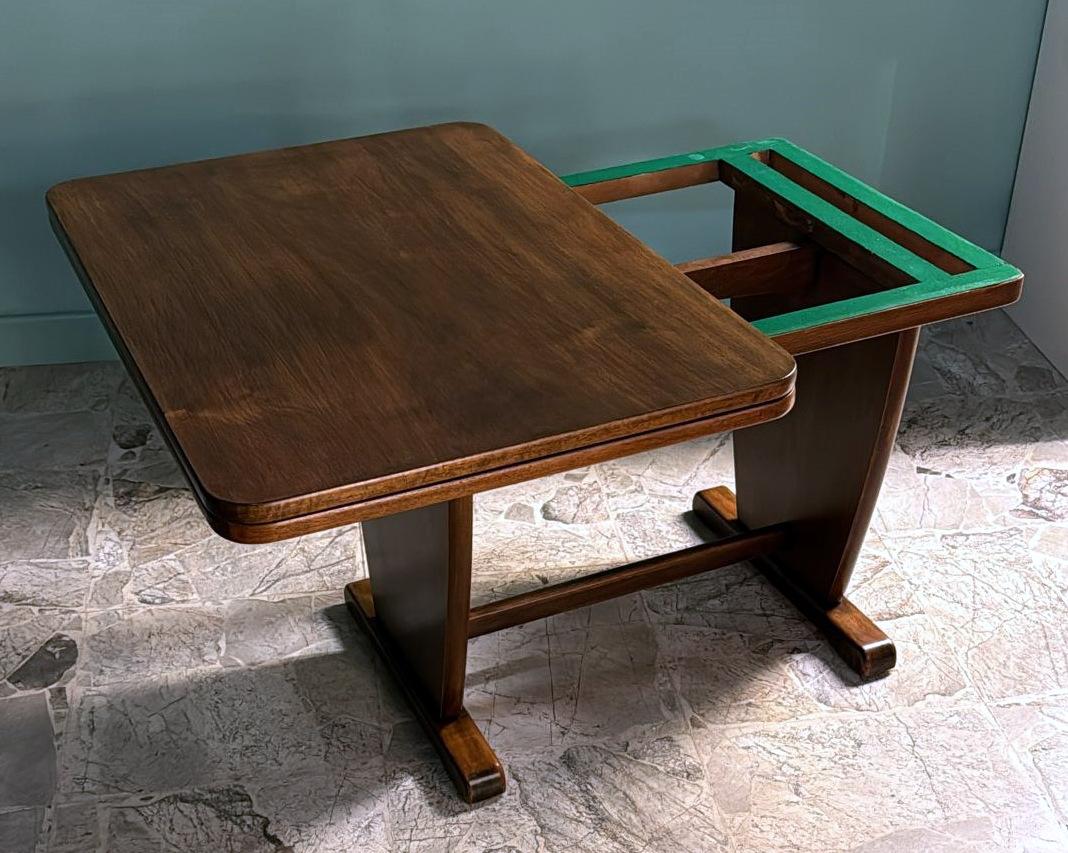Art Deco  Low, Swivel, And Extendable Italian Sofa Table For Sale 1
