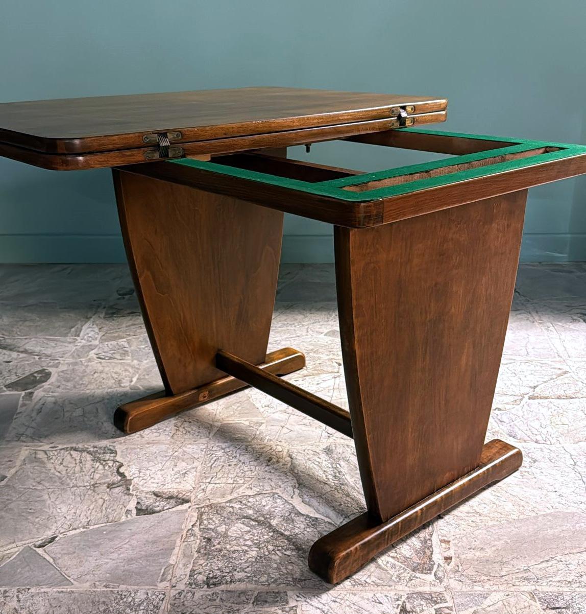 Art Deco  Low, Swivel, And Extendable Italian Sofa Table For Sale 2