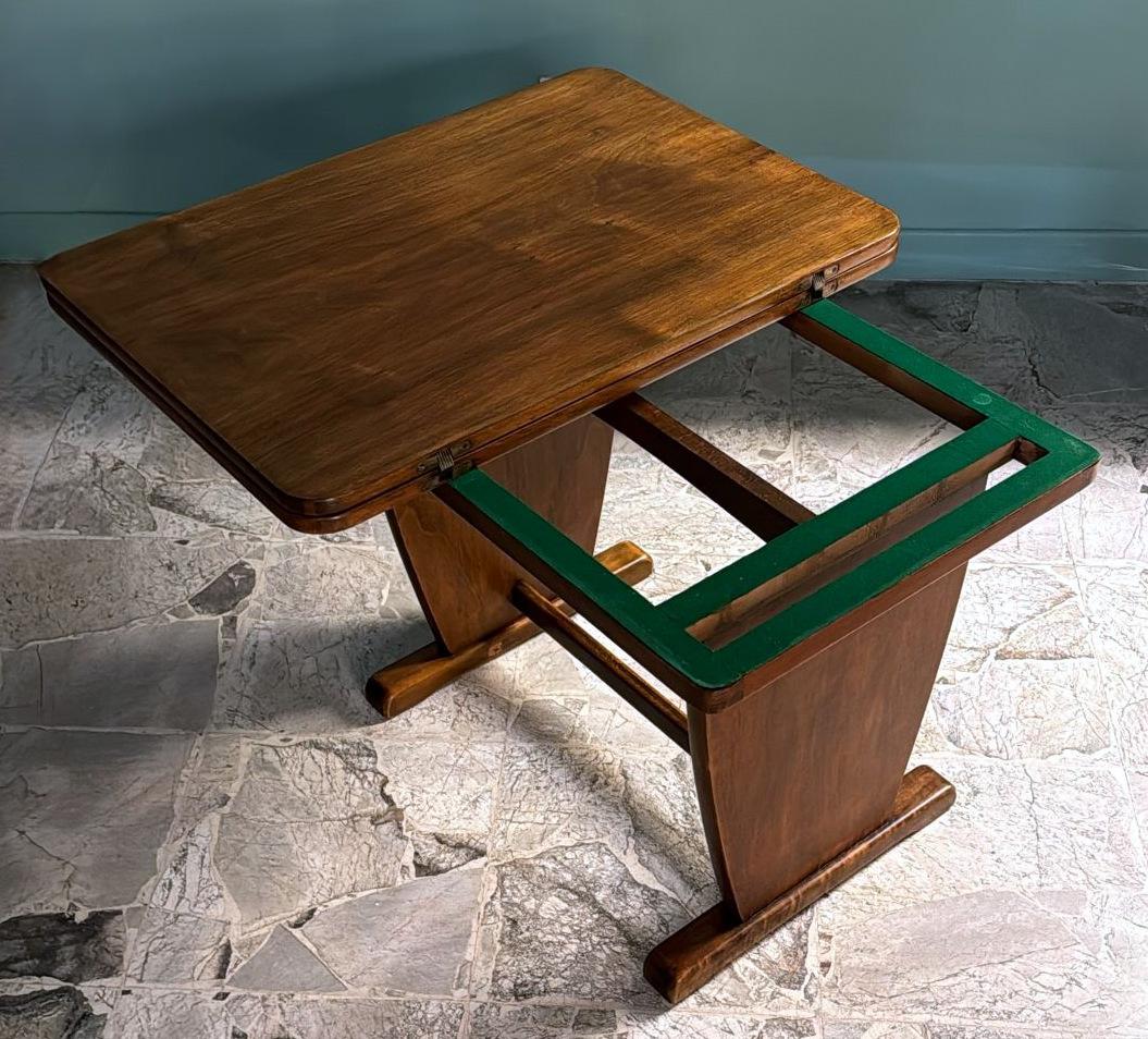 Art Deco  Low, Swivel, And Extendable Italian Sofa Table For Sale 3