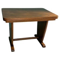 Art Deco  Low, Swivel, And Extendable Italian Sofa Table