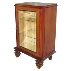 Art Deco Luminous Vitrine, Display Cabinet, in the Style of Pascaud