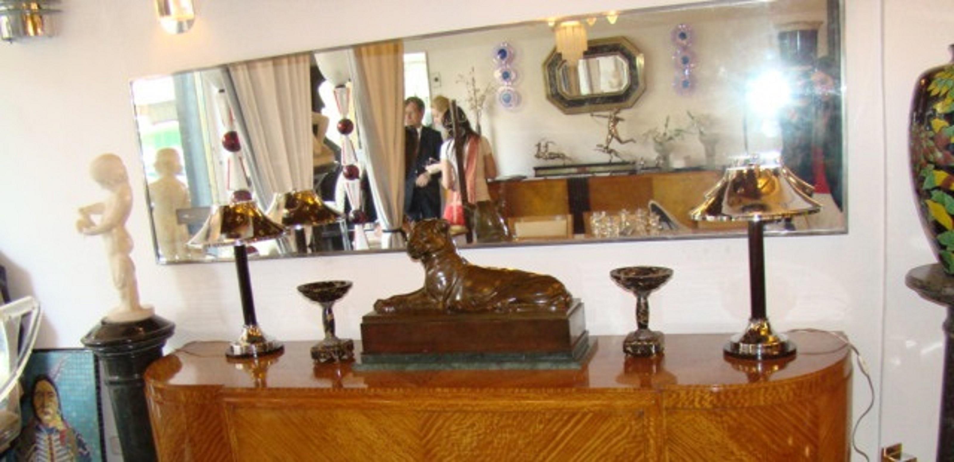 Art Deco Lyon di R. Pauschinger, Tedesco, Materiale: Bronzo in vendita 7