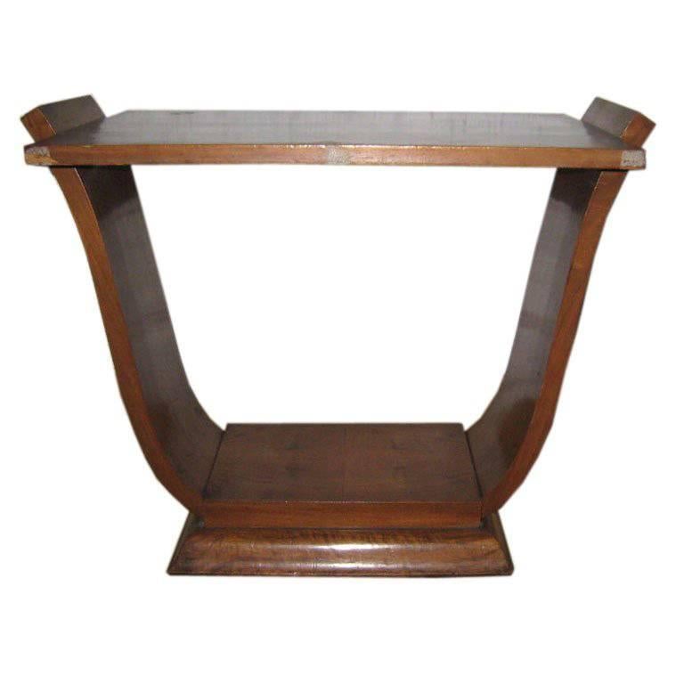 Art Deco Lyre Coffee Table For Sale