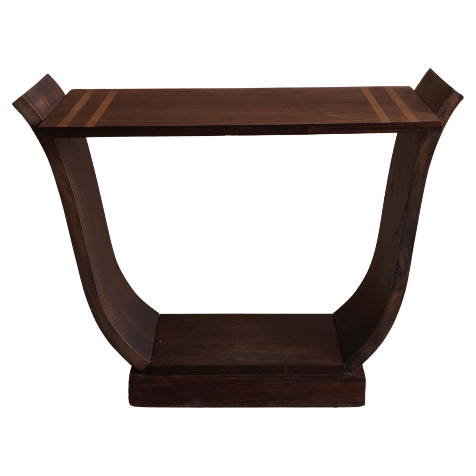 Art Deco Leier Beistelltisch im Angebot