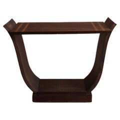Art Deco Lyre Side Table